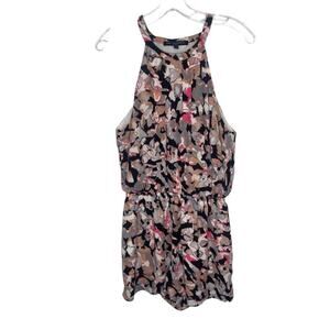 One Clothing Womens Romper Size M Multicolored Sleeveless Halter Casual Wear